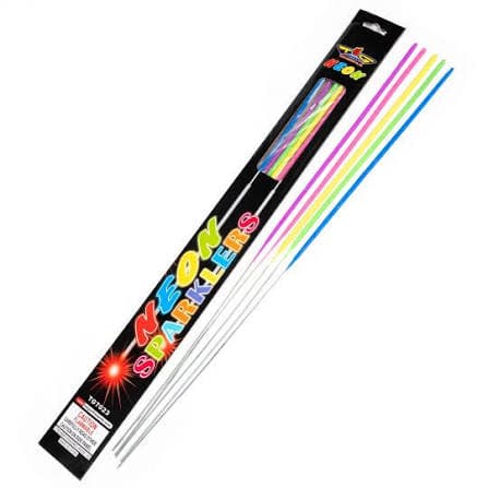 Multi-Color Neon Sparklers (30 Pcs Pack)